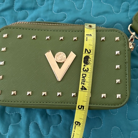 Valentino Green Crossbody Bag with Gold Studs - Picture 7 of 8